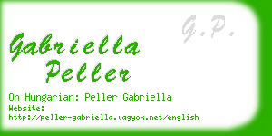 gabriella peller business card